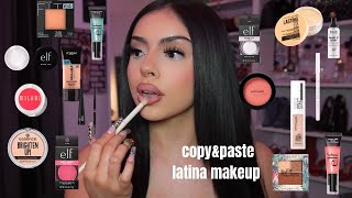 baddie on a budget  full face of drugstore makeup [upl. by Bigot]