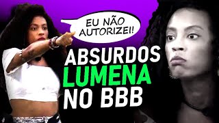 MAIORES ABSURDOS DA LUMENA NO BBB [upl. by Schnapp818]