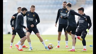 Real Madrid Training 8 Apr Live Training for Manchester City ✅ Militao❌ Alaba TBO [upl. by Marena506]