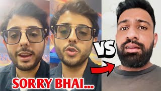 CarryMinati Says SORRY To Rajat Dalal😱 CarryMinati Vs Rajat Dalal Roast Controversy [upl. by Enelehs637]