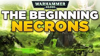 DARK BEGINNINGS Necrons Old Ones amp Eldar  WARHAMMER 40000 Lore  History [upl. by Ennairek161]