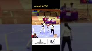 Tarushi Gaur Khelo India National Tarushi Vs Assam taekwondo goldmedal chandigarh kheloindia [upl. by Lorelei]