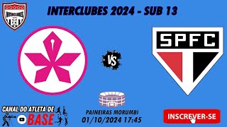 📺 Paineiras x SPFC  Campeonato Interclubes de Futebol Menor 2024  Sub 13🏆 [upl. by Znarf652]