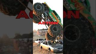 Monster TrucksAvenger Stunts viral short shortvideo monsterjamtruck [upl. by Nyloc]