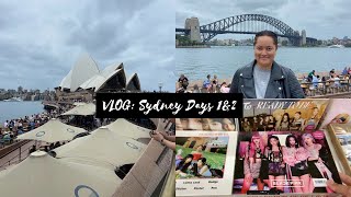 VLOG Sydney Days 1amp2 Sydney Harbour Kpop Merch amp Beach ✨ [upl. by Orman400]