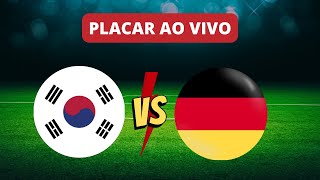 Placar Ao Vivo Coreia do Sul x Alemanha  Copa do Mundo FIFA copadomundofeminina [upl. by Elpmid]