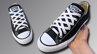 HOW TO DIAMOND LACE CONVERSE BEST Way [upl. by Rehpotsrihc]