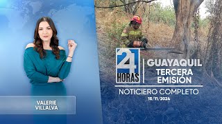 Noticiero de Guayaquil Tercera Emisión 15112024 [upl. by Tessi]