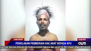 SUB SUKU AMBEL SUKU MAYA KAB RAJA AMPAT MENOLAK PEMBERIAN HAK ADAT KEPADA AFU [upl. by Asert]