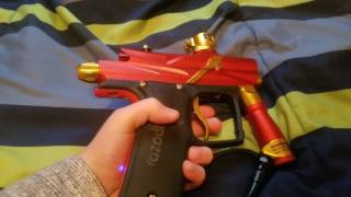 How to change firing modes on azodin blitz 3 paintball gun [upl. by Kath]