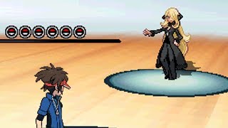 Final Battle vs Cynthia Pokemon Black 2 [upl. by Htbazile]