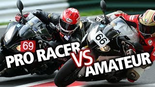 How much faster is a professional motorcycle racer [upl. by Aisanat]