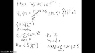 Non linear dispersive equations  37 Pseudodiff operators [upl. by Inirt]