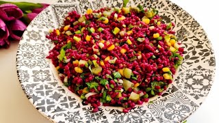 Şalgamlı Bulgur Salatası Nasıl Yapılır  3 Adımda Salatanız Hazır😍 [upl. by Arodoet410]