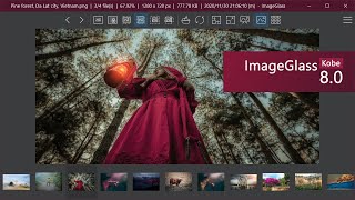 Introduce ImageGlass 80  Kobe A lightweight versatile image viewer [upl. by Erdnael357]