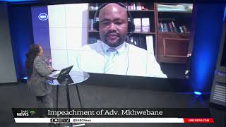 Impeachment of Adv Mkhwebane Elton Hart [upl. by Bertine]