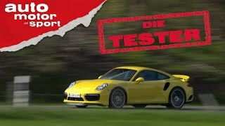 Porsche 911 Turbo S BeschleunigungsMonstrum  Die Tester  auto motor und sport [upl. by Hardwick650]