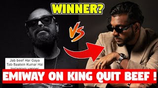 EMIWAY STORY ON KING QUIT BEEF  YOUTUBER amp CHEN K REPLY ON EMIWAY VS KRNA DISS WINNER  BADSHAH [upl. by Nordin]