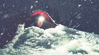 Heavy Snowfall Winter Camping Sheltering from Snow Storm 3 days Alone Cold Tent Extended ASMR [upl. by Marj]