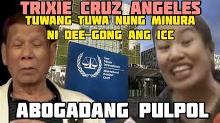 DIGONG MINURA ANG ICC PERO MAG TATAGO PAG HINULI NG INTERPOL [upl. by Ahsenrat]