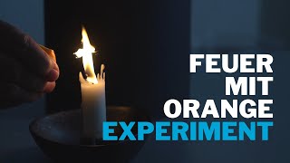 Feuerspucken mit Orangenschalen  Experiment zum Nachmachen [upl. by Etnuaed]