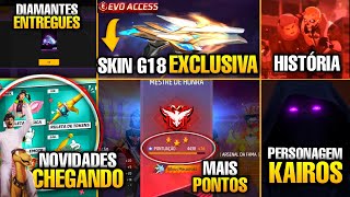 NOVO PERSONAGEM SKIN G18 EXCLUSIVA DO ACESSO EVO SKIN CAMELO REEMBOLSO DAS ASSINATURA FREE FIRE [upl. by Daryle665]