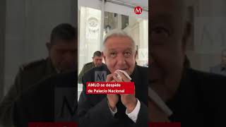 AMLO termina su mudanza y se despide de Palacio Nacional milenioshorts [upl. by Blankenship]