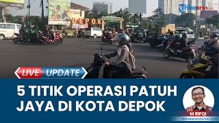 Operasi Patuh Jaya 2024 Polres Metro Depok Gelar di 5 Titik Jalan Raya Dilokasi Rawan Kecelakaan [upl. by Kciredor]