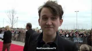 Harry Melling Intervew  Harry Potter Studio Tour Opening [upl. by Gregorio]