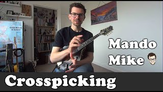 Goodbye Liza Jane  Crosspicking the Melody  Mandolin Lesson Advanced [upl. by Moitoso]