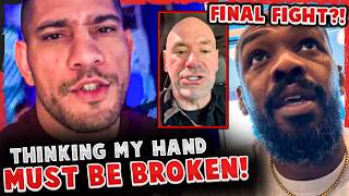 Alex Pereira REVEALS HES IN PAIN Jon Jones FINAL FIGHT Max Holloway OFFICIAL MOVE to LIGHTWEIGHT [upl. by Bela]