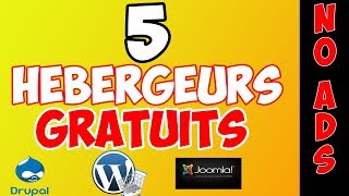 5 hébergeurs gratuits sans pub [upl. by Akimaj]