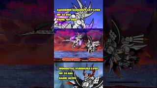 The Battle Cats Yukimura Vs Bahamut shotrs [upl. by Enitsyrk719]