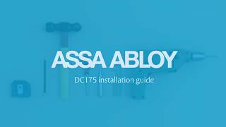 ASSA ABLOY  Guida allinstallazione del chiudiporta DC175 [upl. by Eelrebma]