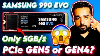 🔥PCIe Gen5 or Gen4🔥SAMSUNG 990 EVO vs 990 PRO KshitijKumar1990 [upl. by Refinaj]