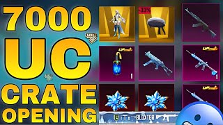 7000 UC Crate Opening for M416 Glacier 🥶 PUBGMBGMI Crate Openings 2023 [upl. by Naman]