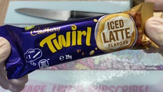 CADBURY TWIRL ICED LATTE Candy Bar [upl. by Lauhsoj]