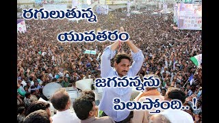 YS Jagan  Raguluthunna yuvatharam  video song  Prajasankalpa yatra  Rayalaseema Television [upl. by Ecertap162]