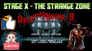 SPLATTERHOUSE 3 Stage X The Strange Zone  SEGA Genesis [upl. by Kaliski767]