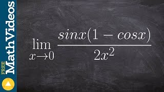 Evaluate the limit using sine and cosine special limits [upl. by Soutor933]