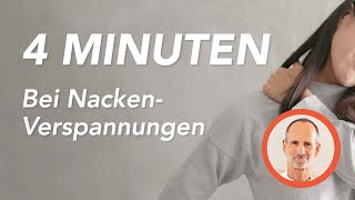 Nackenverspannungen Probiere diese 4 Minuten Übung [upl. by Nelda223]