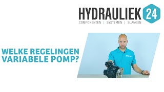 Uitleg over de verschillende regelingen op een variabele hydrauliek pomp  Hydrauliek24nl [upl. by Chitkara]