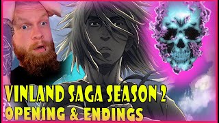 VINLAND SAGA SEASON 2 Opening River amp Endings Reaction [upl. by Lehrer456]