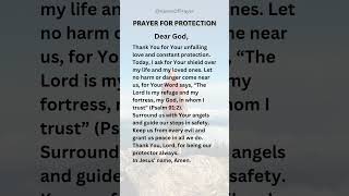 A Powerful Prayer for Protection🙏🙏 [upl. by Reinaldos]