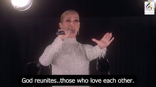 Hymne a Lamour English Lyrics – Celine Dion Paris Olympics Opening Ceremony 26th July 2024 [upl. by Elayne]