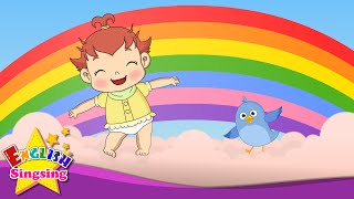 I Can Sing a Rainbow  Rainbow song  Color song  Nursery Rhymes with lyrics  Song for children [upl. by Odnalra]