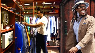 Cam Newtons 1 MILLION DOLLAR Closet Tour It has 2 floors [upl. by Gilmer]