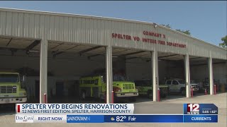 Spelter Volunteer Fire Department begins renovations after winning Lowes Hometowns grant [upl. by Annirac]