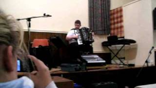 Wullie Scott plays quotDancing Fingers at Glendale Accordion Club [upl. by Nagy]