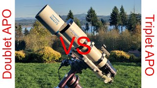 Worlds Best Doublet vs Best Triplet APO Refractor Telescope Is the Triplet worth the extra cost [upl. by Aikemet631]